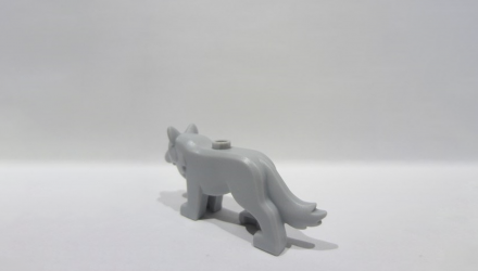 Фігурка Lego Земля Wolf with Stud on Back Animals 6649pb01 6510720 Light Bluish Grey Б/У - Retromagaz, image 2