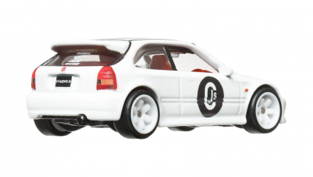 Машинка Premium Hot Wheels '99 Honda Civic Type R (EK9) Boulevard 1:64 GJT68/HKF19 White - Retromagaz, image 3