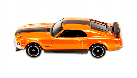 Машинка Premium Hot Wheels '70 Ford Mustang Boss 302 Red Line Club RLC 1:64 GXJ22 Orange - Retromagaz, image 4