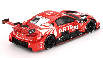 Машинка Premium MINI GT Honda NSX-GT "Type S" GT500 #8 "ARTA MUGEN NSX-GT " ARTA 2023 SUPER GT Series 1:64 MGT00786-BL Red - Retromagaz, image 3