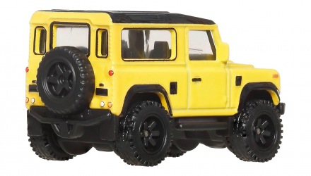 Машинка Premium Hot Wheels Land Rover Defender 90 Off-Road 1:64 JBK74 Yellow - Retromagaz, image 2