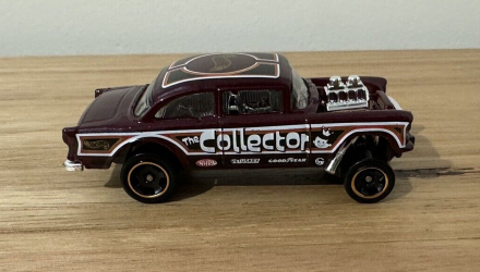 Машинка Базова Hot Wheels '55 Chevy Bel Air Gasser Reverse Rake 1:64 HTD02 Red - Retromagaz, image 3