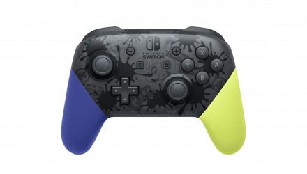 Геймпад Бездротовий Nintendo Switch Pro Controller Splatoon 3 Special Edition Yellow Blue Новий - Retromagaz, image 1