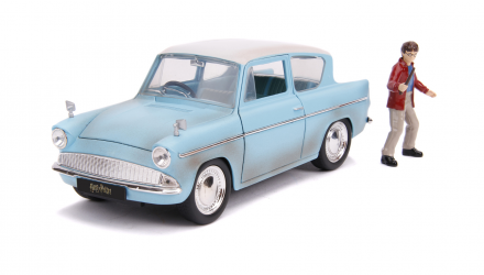 Машинка Jada 1959 Ford Anglia з Фігуркою Harry Potter 1:24 Blue - Retromagaz, image 3