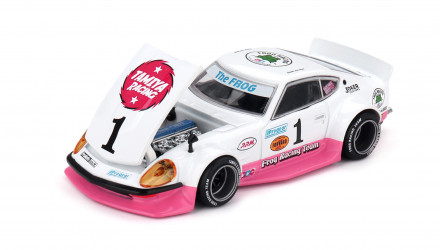 Машинка Premium Kaido House x MiNI GT Nissan Fairlady Z TAMIYA x KAIDO HOUSE "The FROG" V1 1:64 KHMG263 White - Retromagaz, image 4