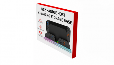 Зарядна Док-Станція RMC Switch 2 NS2 Handle Host Charging Storage Base Black Новий - Retromagaz, image 3