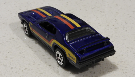 Машинка Базова Hot Wheels '71 Plymouth Road Runner Muscle Mania 1:64 GTB42 Blue - Retromagaz, image 3