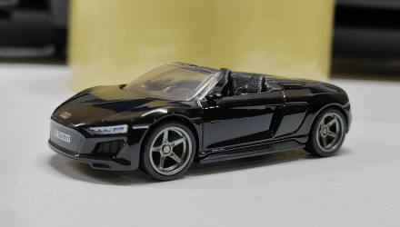 Машинка Базовая Hot Wheels 2019 Audi R8 Spyder Exotics 1:64 JJJ84 Black - Retromagaz, image 6