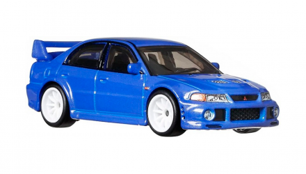 Машинка Premium Hot Wheels Mitsubishi Lancer Evolution VI Modern Classics 1:64 GRJ89 Blue - Retromagaz, image 6