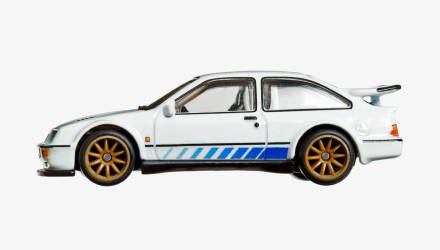 Машинка Premium Hot Wheels '87 Ford Sierra Cosworth Canyon Warriors 1:64 HKC54 White - Retromagaz, image 4