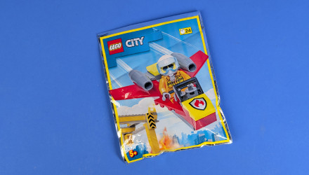 Конструктор Lego Фігурка Firefighter Woman with Jet Paper Bag City 952209 cty1502 Новий - Retromagaz, image 1