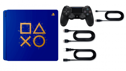 Консоль Sony PlayStation 4 Slim Days of Play Limited Edition 500GB Blue Black Геймпад Б/У - Retromagaz, image 6