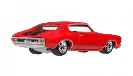 Машинка Premium Hot Wheels 1970 Chevrolet Chevelle SS Fast & Furious 1:64 JHW73 Red - Retromagaz, image 2