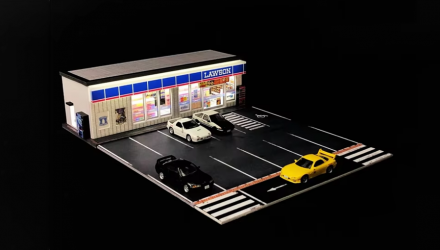 Диорама G-Fans LAWSON Building Diorama 1:64 710024 Black - Retromagaz, image 2