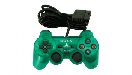 Геймпад Проводной Sony PlayStation 2 SCPH-10010 DualShock 2 Emerald Crystal Green Б/У - Retromagaz, image 1