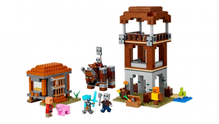 Конструктор Lego Аванпост Hозбійників та Cпустошувач Minecraft 21278 Новий - Retromagaz, image 2