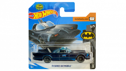 Машинка Базовая Hot Wheels TV Series Batmobile Batman 1:64 FKB53 Blue - Retromagaz, image 1