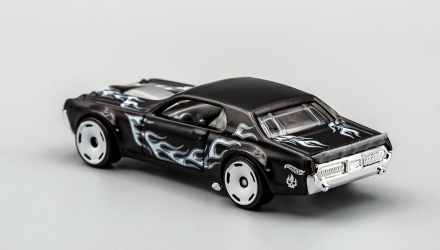 Машинка Базова Hot Wheels '68 Mercury Cougar Flames 1:64 GMR67 Black - Retromagaz, image 3