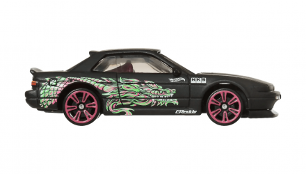 Тематична Машинка Hot Wheels Nissan Silvia (S13) Neon Speeders 1:64 JBY94 Black - Retromagaz, image 3