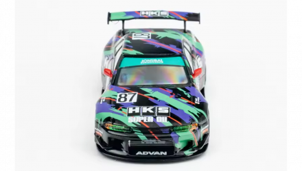 Машинка Premium Tarmac Works Nissan Skyline (R32) Widebody  HKS GLOBAL64 1:64 T64G-061-HKS Black - Retromagaz, image 4