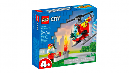 Конструктор Lego Пожежний Гелікоптер City 60318 Новий - Retromagaz, image 1