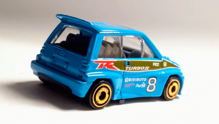 Машинка Базовая Hot Wheels '85 Honda City Turbo II Nightburnerz 1:64 FYD12 Blue - Retromagaz, image 3