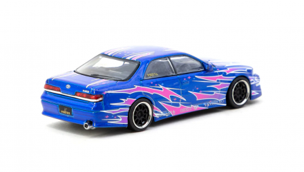 Машинка Premium Tarmac Works VERTEX Toyota Mark II JZX100 1:64 T64G-024-BL Blue - Retromagaz, image 2