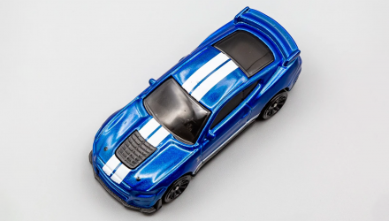 Машинка Базова Hot Wheels 2020 Ford Mustang Shelby GT500 Muscle Mania 1:64 GHB32 Blue - Retromagaz, image 4