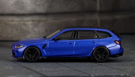 Машинка Premium Hot Wheels BMW M3 Touring Elite 64 1:64 HWR93 Blue - Retromagaz, image 4