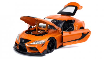 Машинка Jada 2020 Toyota Supra GR F9 Saga Fast & Furious 1:24 Orange - Retromagaz, image 5