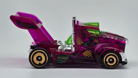 Машинка Базова Hot Wheels Rig Storm Netflix Treasure Hunts X-Raycers 1:64 JBC24 Purple - Retromagaz, image 3
