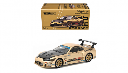 Машинка Premium POP Race Toyota Supra GT300 Top Secret 1:64 pr64-0277 Gold - Retromagaz, image 4