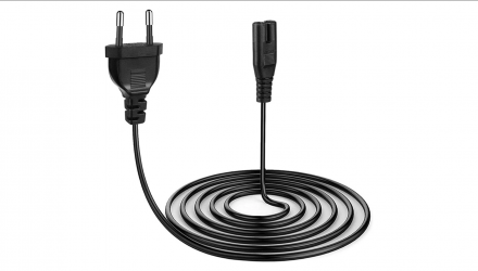 Кабель Colorway Питание 2 pin EU CEE7/16-C7 Black 2m Новий - Retromagaz, image 2