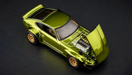 Машинка Premium Hot Wheels Nissan Custom '72 Datsun 240Z Red Line Club RLC 1:64 JCP26 Green - Retromagaz, image 7