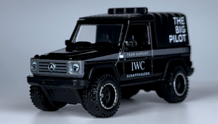 Машинка Premium Hot Wheels 1993 Mercedes-Benz G-Class Off-Road 1:64 HKC72 Black - Retromagaz, image 2