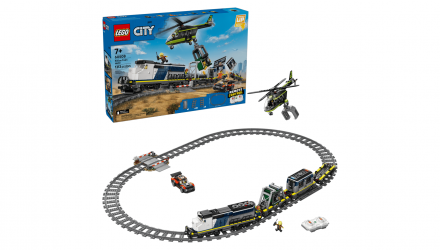 Конструктор Lego Пограбування Поліцейського Поїзда City 60508 Новий - Retromagaz, image 1