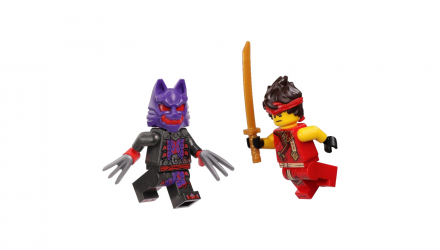Конструктор Lego Kai vs. Wolf Mask Warrior Metal Box Ninjago 112502 njo0947 njo0895 Новый - Retromagaz, image 1
