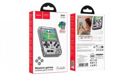 Лакомства Hoco GA40 Brilliant Vertical Screen Handheld Game Console Grey - Retromagaz, image 4