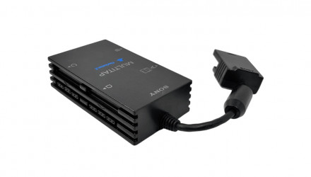 Multitap Sony PlayStation 2 FAT SCPH-10090 4P Black 0.3m Б/У - Retromagaz, image 3