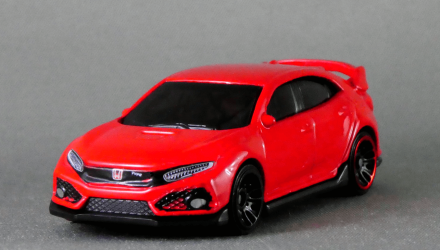 Машинка Базова Hot Wheels 2018 Honda Civic Type R Nightburnerz 1:64 FYB72 Red - Retromagaz, image 2