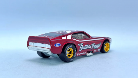 Машинка Базова Hot Wheels '71 Mustang Funny Car Super Treasure Hunt STH Mustang 60th 1:64 JBC42 Red - Retromagaz, image 2