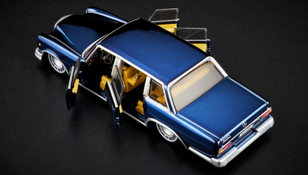 Машинка Premium Hot Wheels Mercedes-Benz 600 Red Line Club RLC 1:64 HWF12 Blue - Retromagaz, image 8