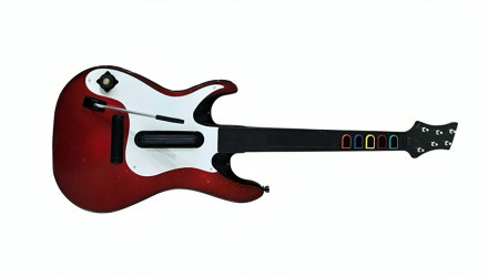Гітара Бездротовий Activision Xbox 360 95905.805 Guitar Hero 5 Band Hero Black Red Б/У - Retromagaz, image 2