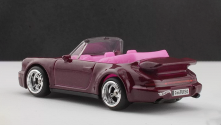 Машинка Базовая Hot Wheels Porsche 911 Turbo Cabriolet Then and Now 1:64 HYW37 Pink - Retromagaz, image 2
