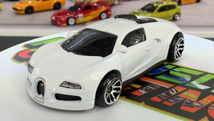 Тематическая Машинка Hot Wheels Bugatti Veyron Fast & Furious 1:64 JBY43 White - Retromagaz, image 1