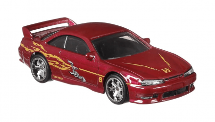 Машинка Premium Hot Wheels Nissan 240SX (S14) Fast & Furious 1:64 GBW84 Red - Retromagaz, image 3