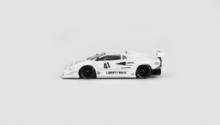 Машинка Premium MINI GT Lamborghini Countach LB-WORKS 1:64 MGT00966-CH White - Retromagaz, image 3