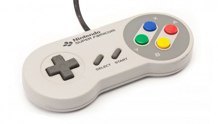 Набір Геймпад 2шт Дротовий Nintendo SNES SHVC-005 FAT Japan Style Grey 1.5m Б/У - Retromagaz, image 2
