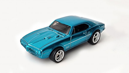 Машинка Базова Hot Wheels ’67 Pontiac Firebird 400 Super Treasure Hunt STH HW Art Cars 1:64 JJM29 Blue - Retromagaz, image 1