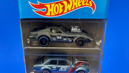 Машинка Базовая Hot Wheels 5шт '68 Corvette / Ford Escort RS / Datsun 510 Wagon  / Dodge Viper / Porsche 934 Nightburnerz 1:64 GTN47 Tan - Retromagaz, image 2